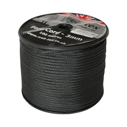 Šňůra PARA ø 3 mm / 100 m ČERNÁ