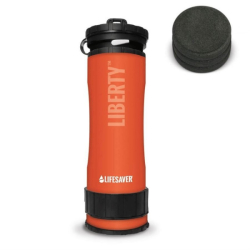 Láhev filtrační LIFESAVER LIBERTY ORANŽOVÁ