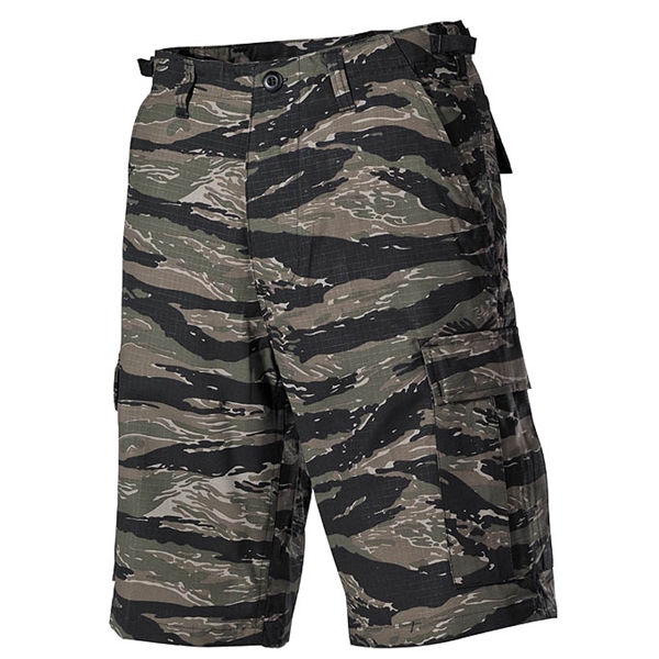 Kraťasy US BDU rip-stop TIGER STRIPE CAMO