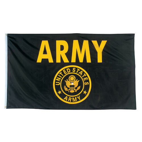 Vlajka ARMY ČERNÁ