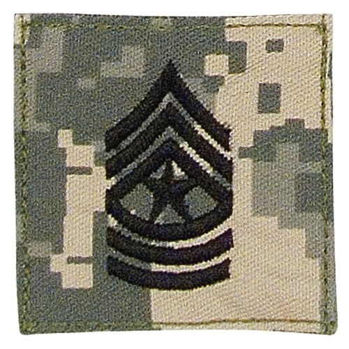 Nášivka hodnosti SERGEANT MAJOR ARMY ACU DIGITAL