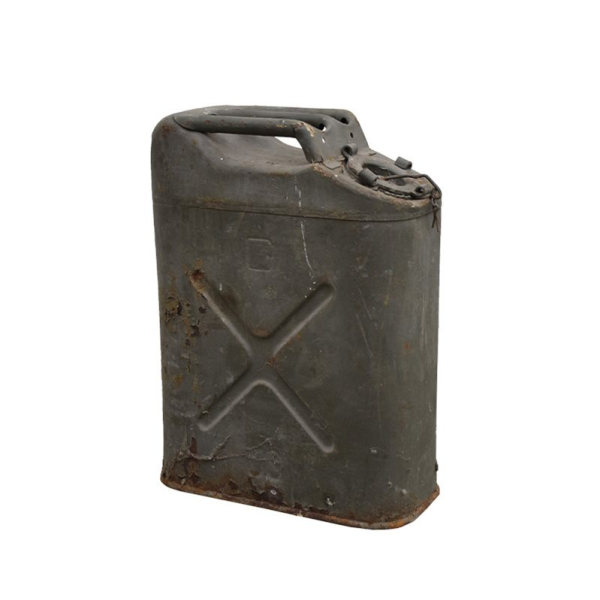 Kanystr US WWII na benzín plechový použitý