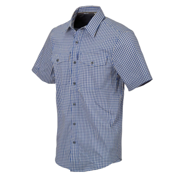 Košile COVERT CONCEALED CARRY ROYAL BLUE CHECKERED