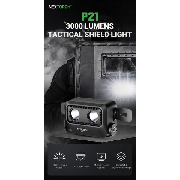 Štítové světlo P21 3000 lumenů
